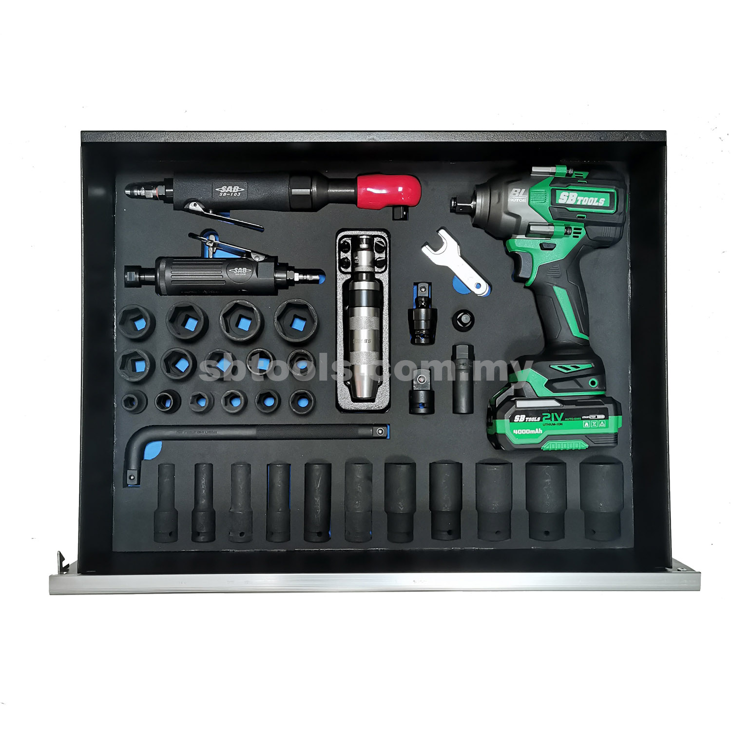 SB TOOLS 278Pcs Cabinet Tool Set With High Toque Cordless Impact Wrench ...