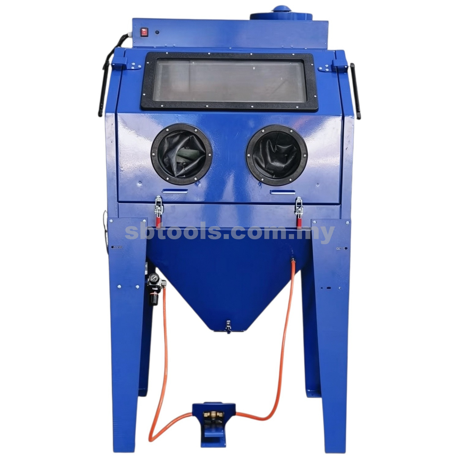 SB TOOLS 350L SandBlast Cabinet | Sandblasting Cabinet (Front Door)