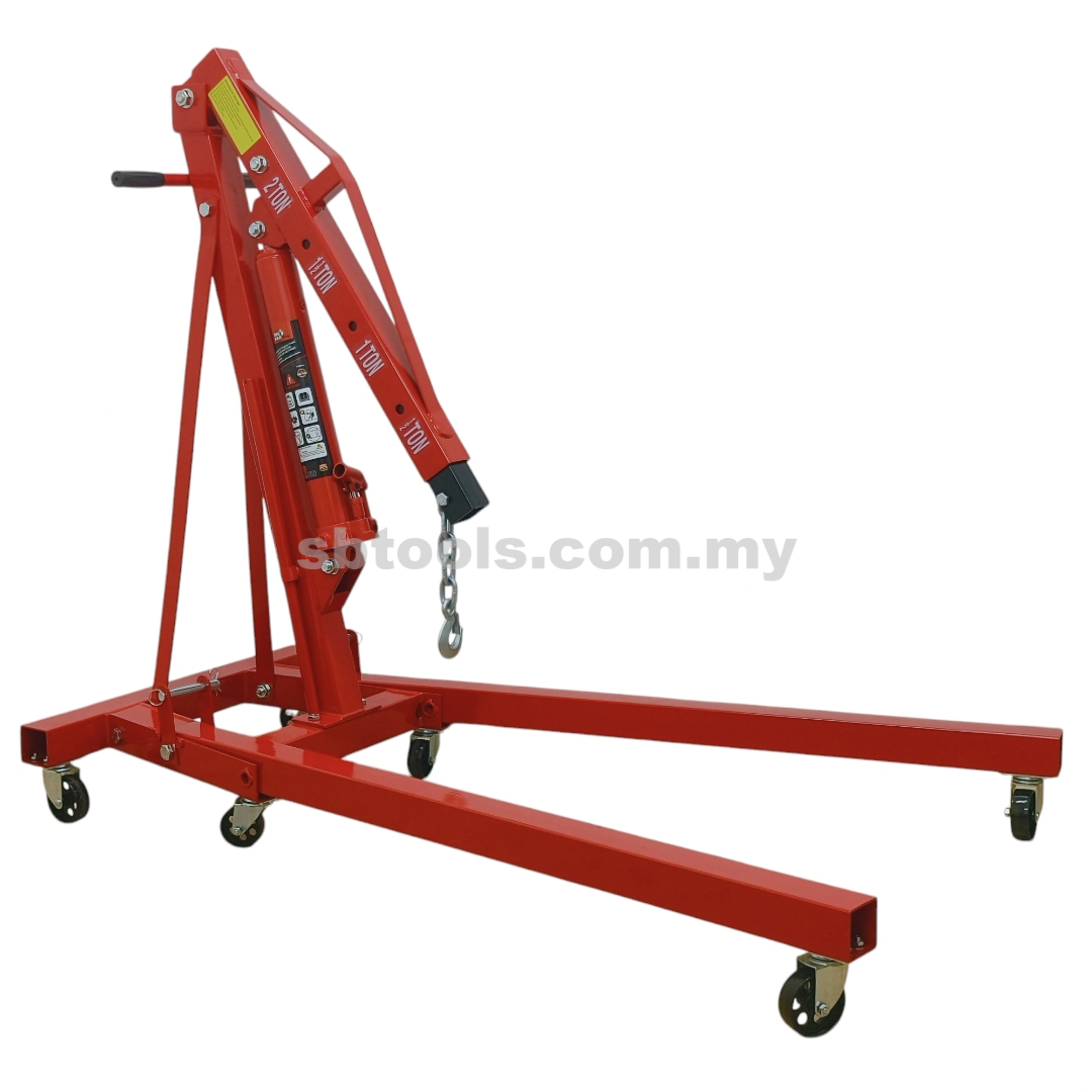 Heavy-Duty 2Ton Hydraulic Engine Crane 80Kg