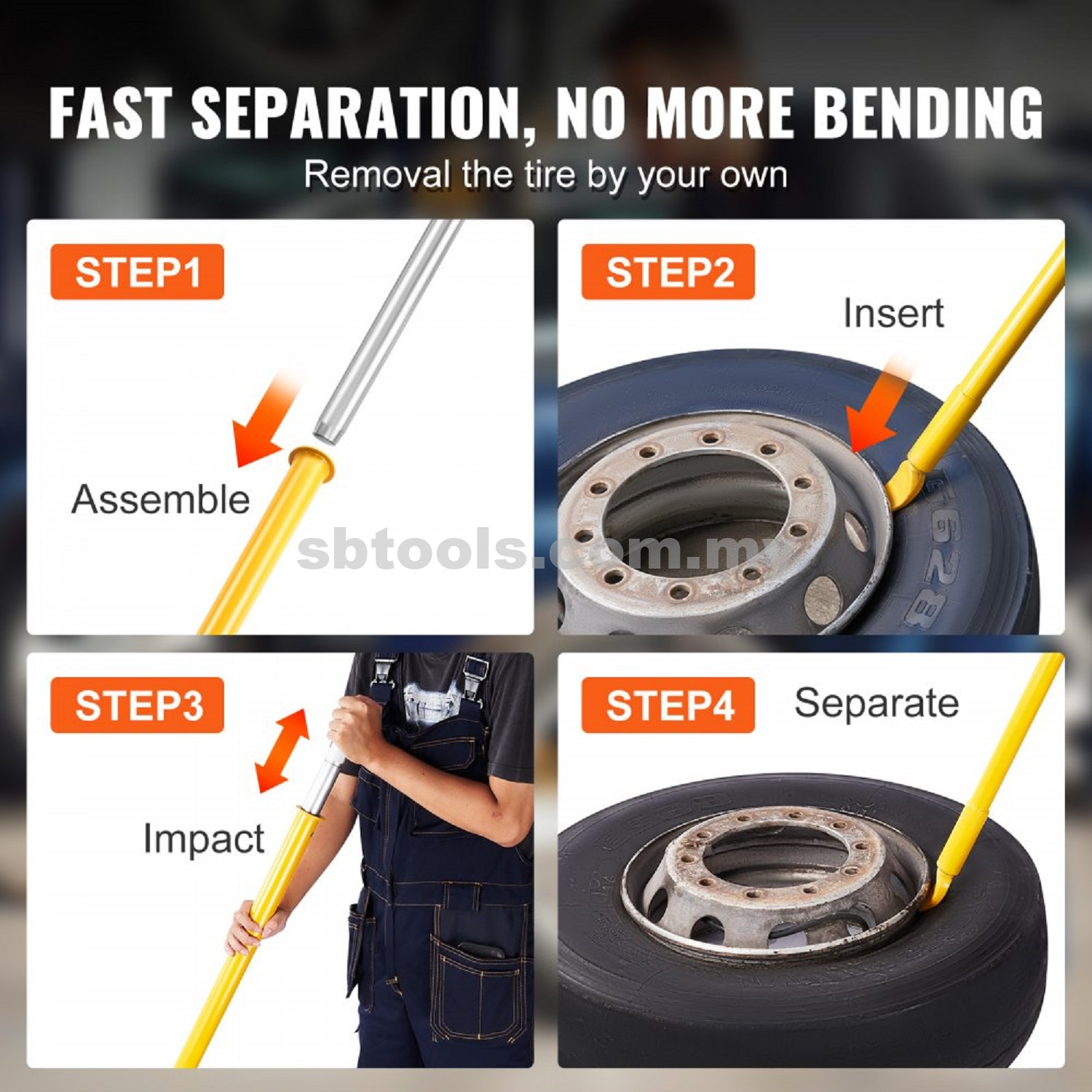 XR TOOLS Tire Impact Bead Breaker Slide Hammer - Image 4