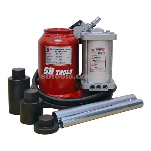 SB TOOLS × SUNRUN Air Bottle Jack With Air Pump 20Ton