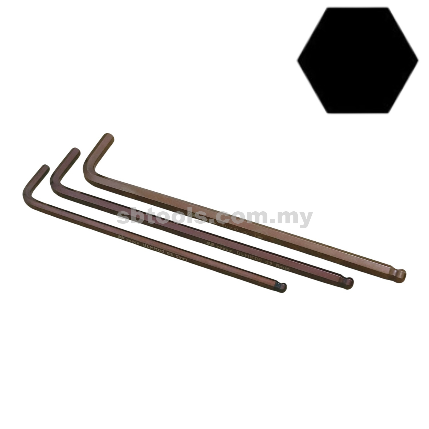 SB TOOLS Extra Long Hex Key (MM)