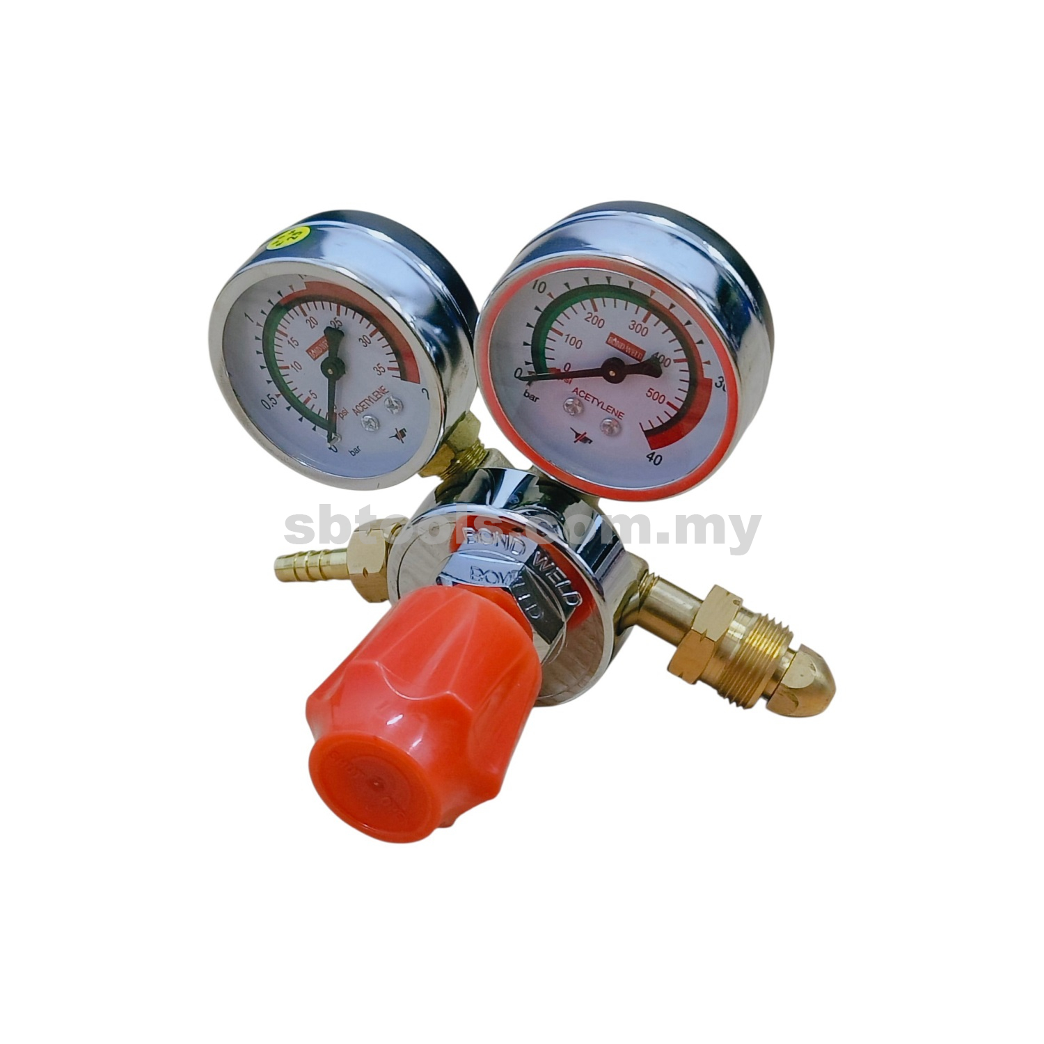 Heavy-Duty Acetylene Regulator Meter