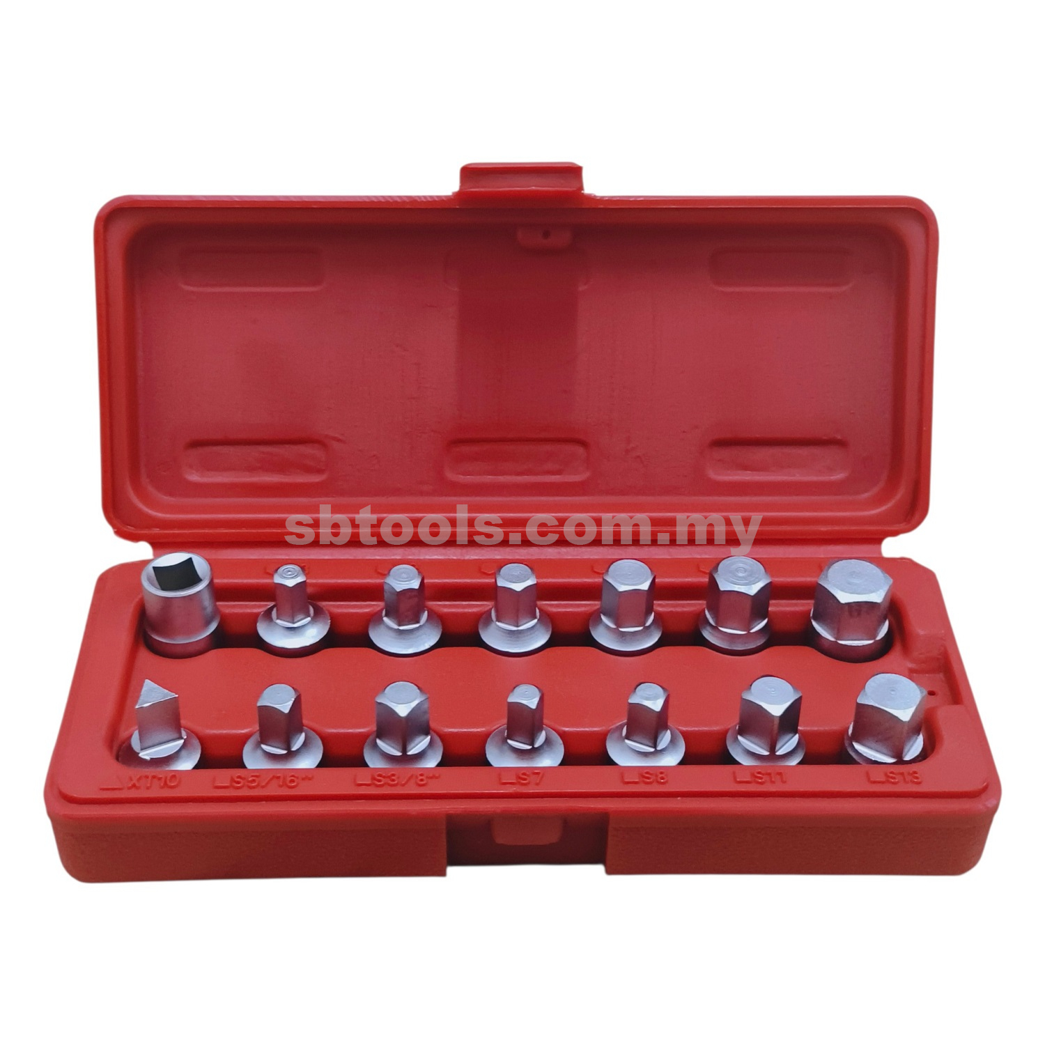 SB TOOLS 14Pcs Oil Screw Socket Set