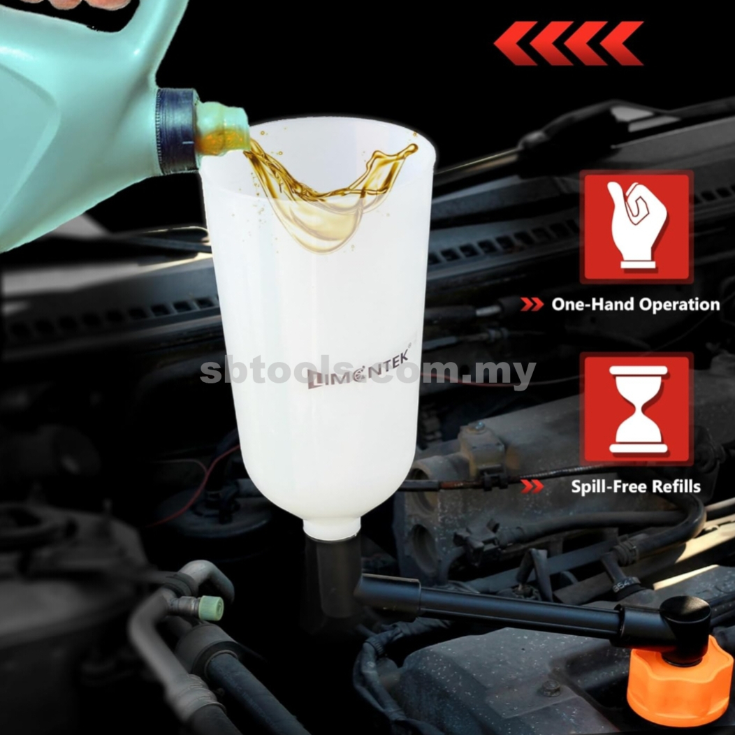 XR TOOLS 11Pcs Heavy-Duty Engine Oil Funnel Set - Image 4
