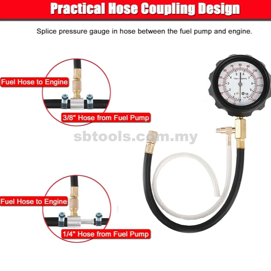 XR TOOLS Auto Multi function Fuel System Pressure Gauge - Image 3