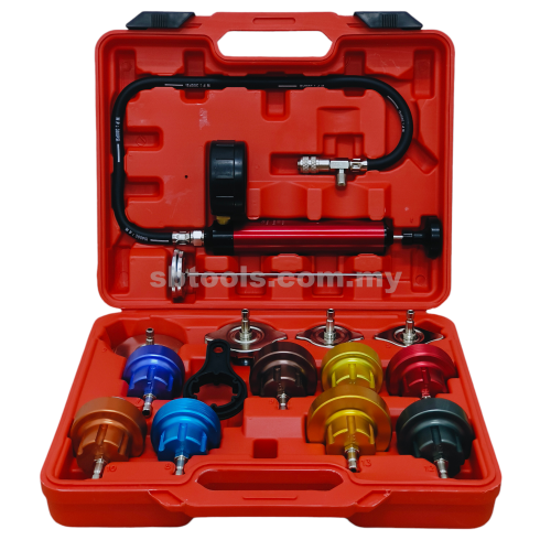 XR TOOLS 15 Pcs Radiator Pressure Tester Set