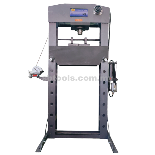 PIT STOP 2 In 1 Hydraulic Shop Press 50Ton With C/W Pressure Gauge