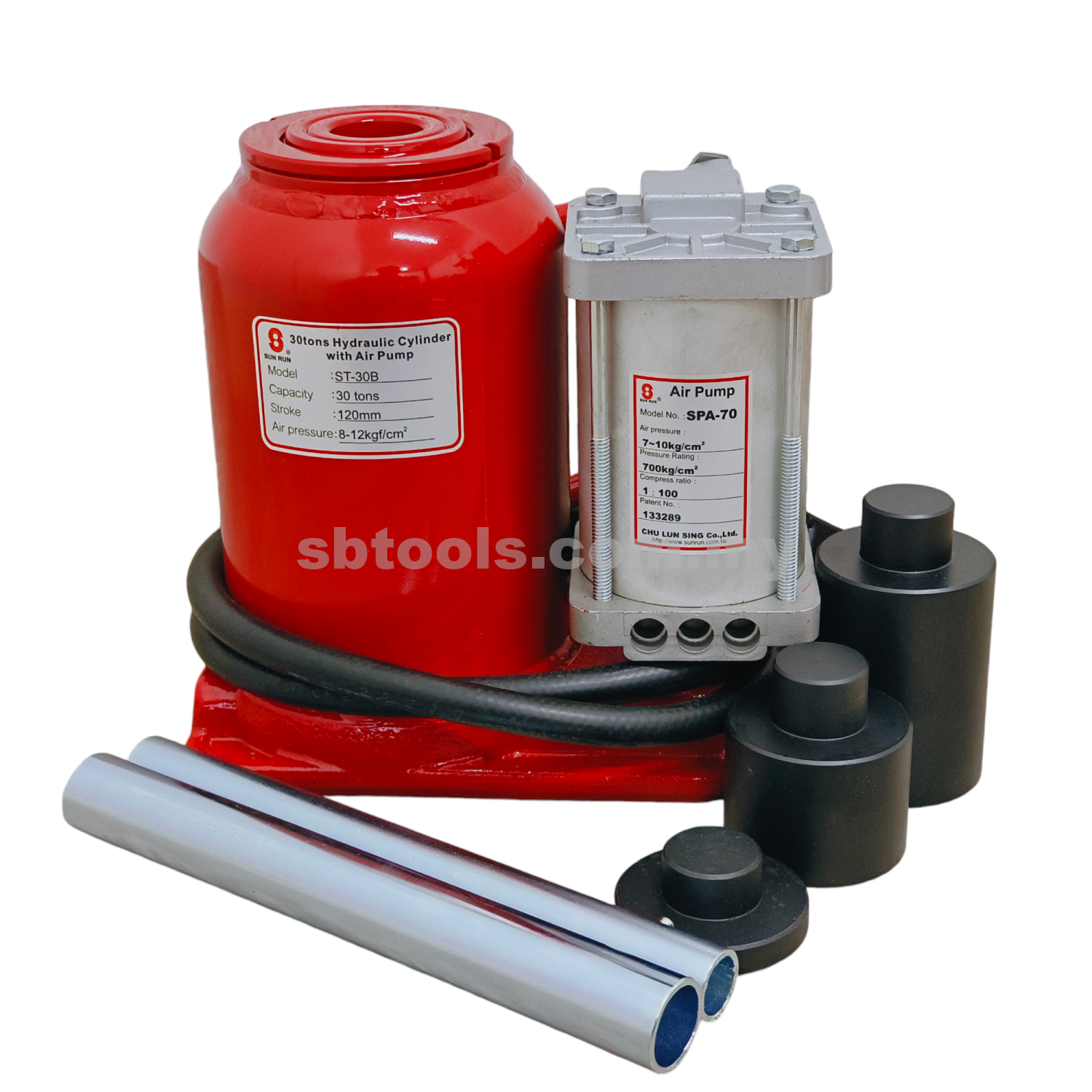 SUNRUN Air Bottle Jack With Air Pump 30Ton