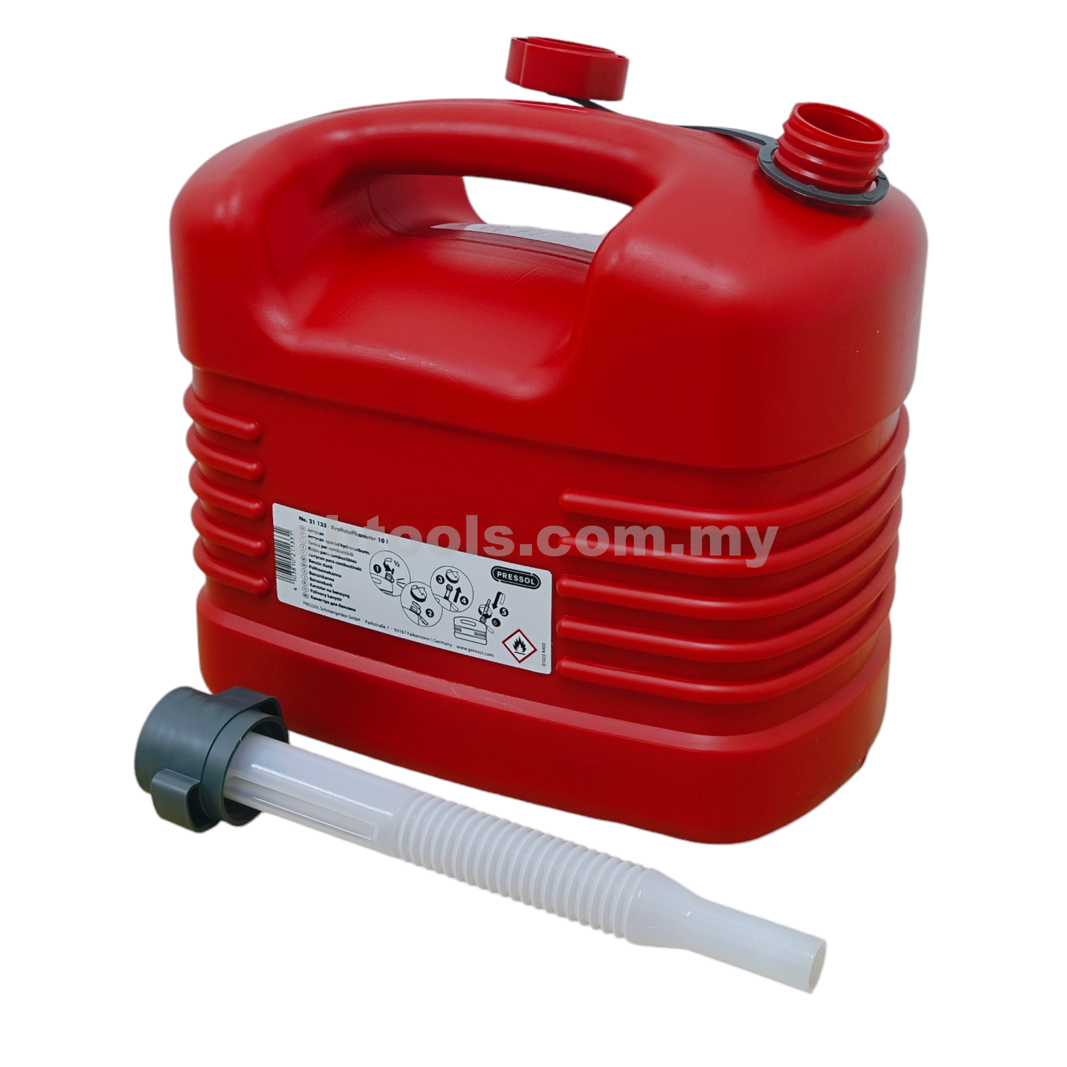10L Heavy-Duty Pressol Polyethylene Fuel Container