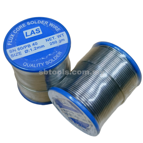 LAS 1.2mm | 1.6mm | Soldering Flux Core Solder Wire 250Gm | 60/40%