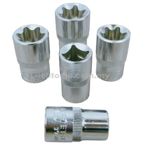 SB TOOLS 1/2" External Torx Socket | E Socket E8 ~ E24