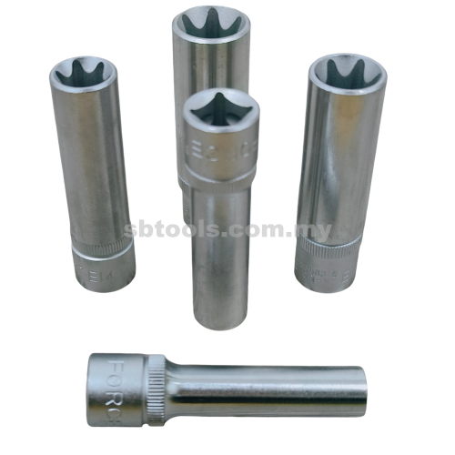 3/8"DR External Torx E Socket E6 ~ E18