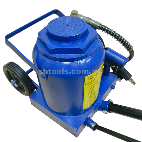 50Ton Pneumatic Hydraulic Air Bottle Jack 2 In 1