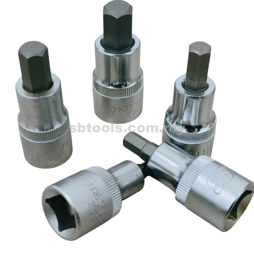 SB TOOLS 1/2" DR Hex Bit Socket H4~H12