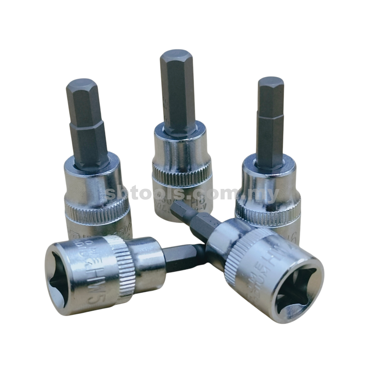 3/8"DR Hex Bit Socket H3~H10