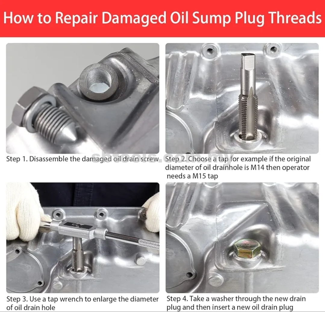 XR TOOLS Oil Drain Repair Kit - Image 2