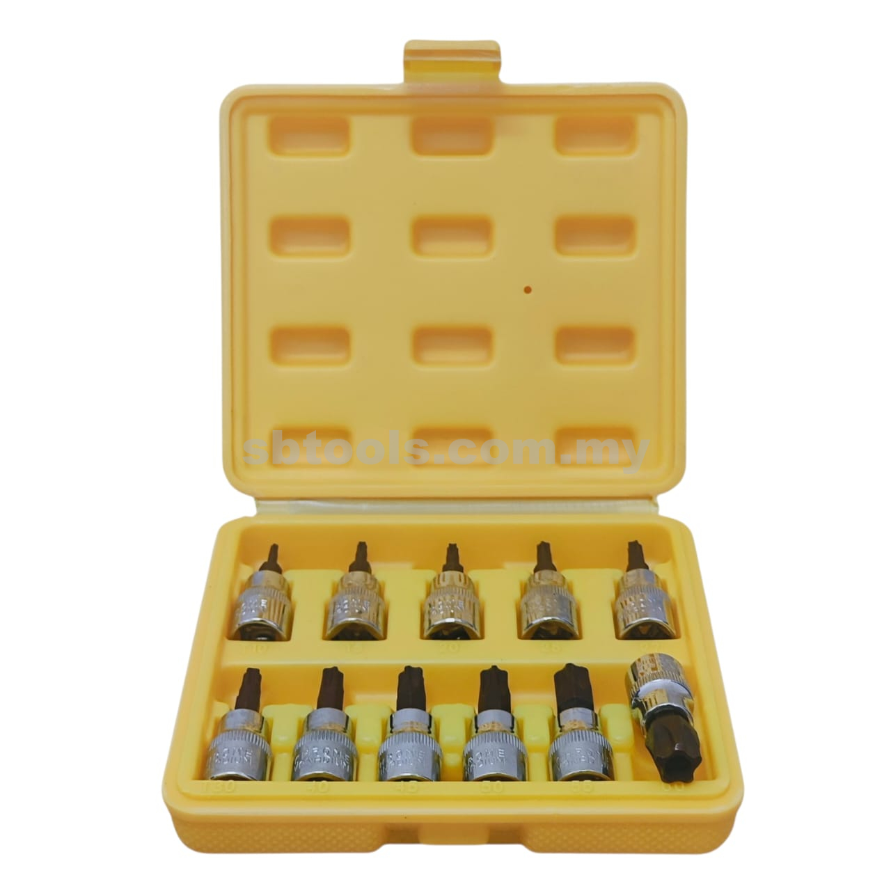 11Pcs Tamper Torx Bit Socket Set (5 Point)