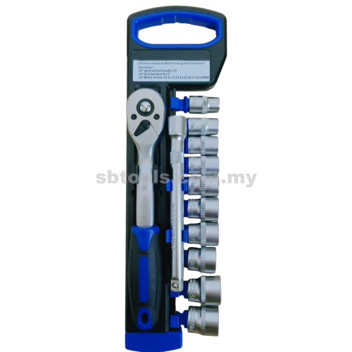 CR-V 3/8″DR Ratchet Box Socket Set