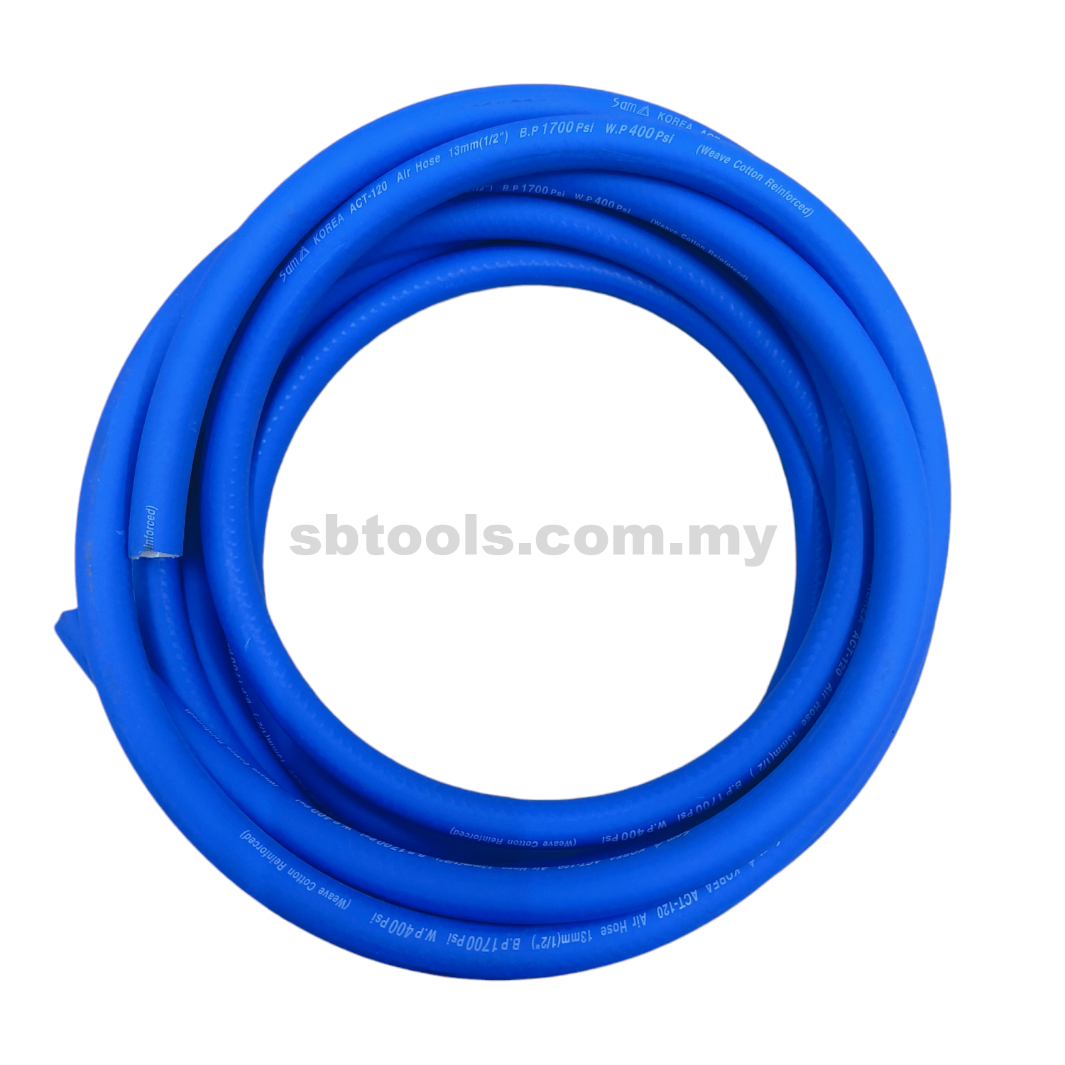 SAM Korea 1/2" Heavy-Duty High Pressure Air Hose 13MM