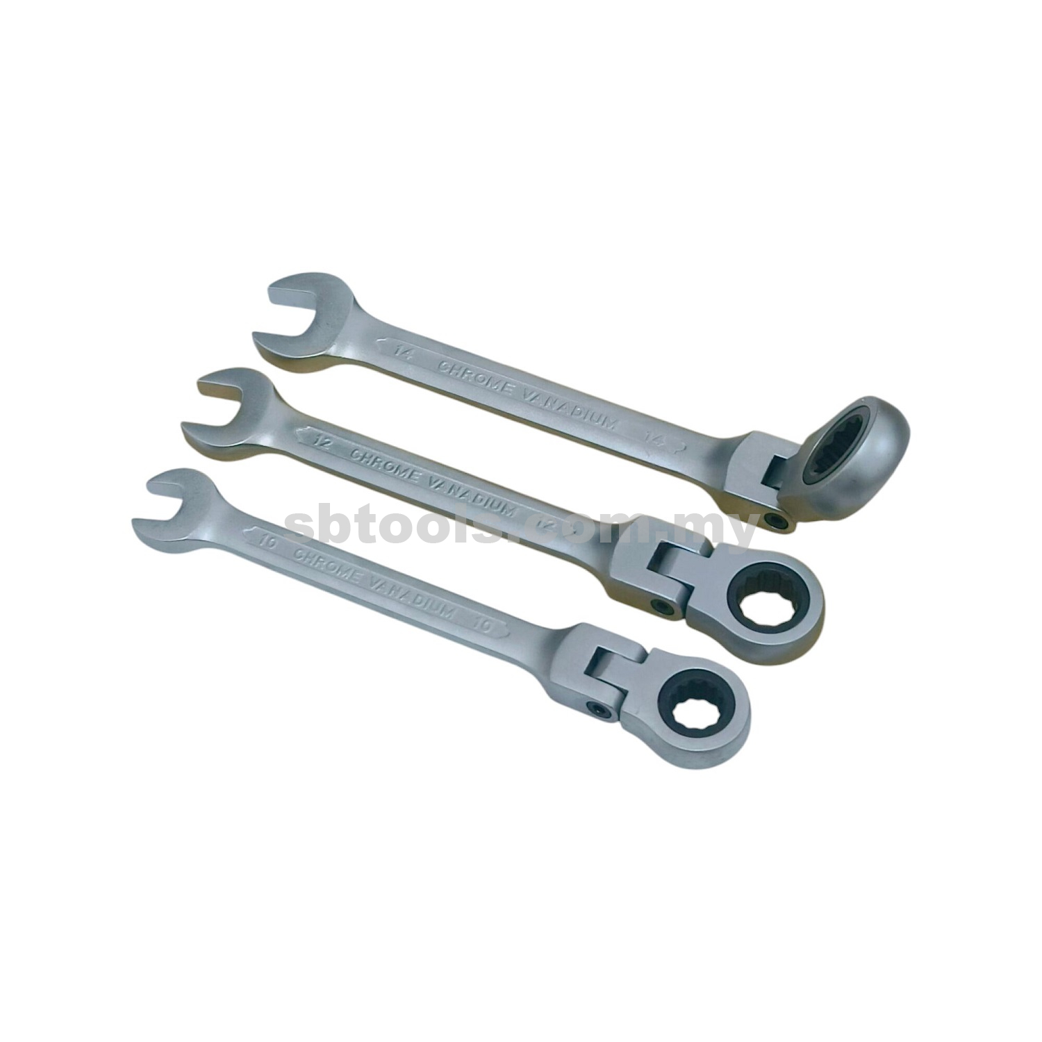 Chrome Vanadium 72Teeth Flexible Gear Wrench
