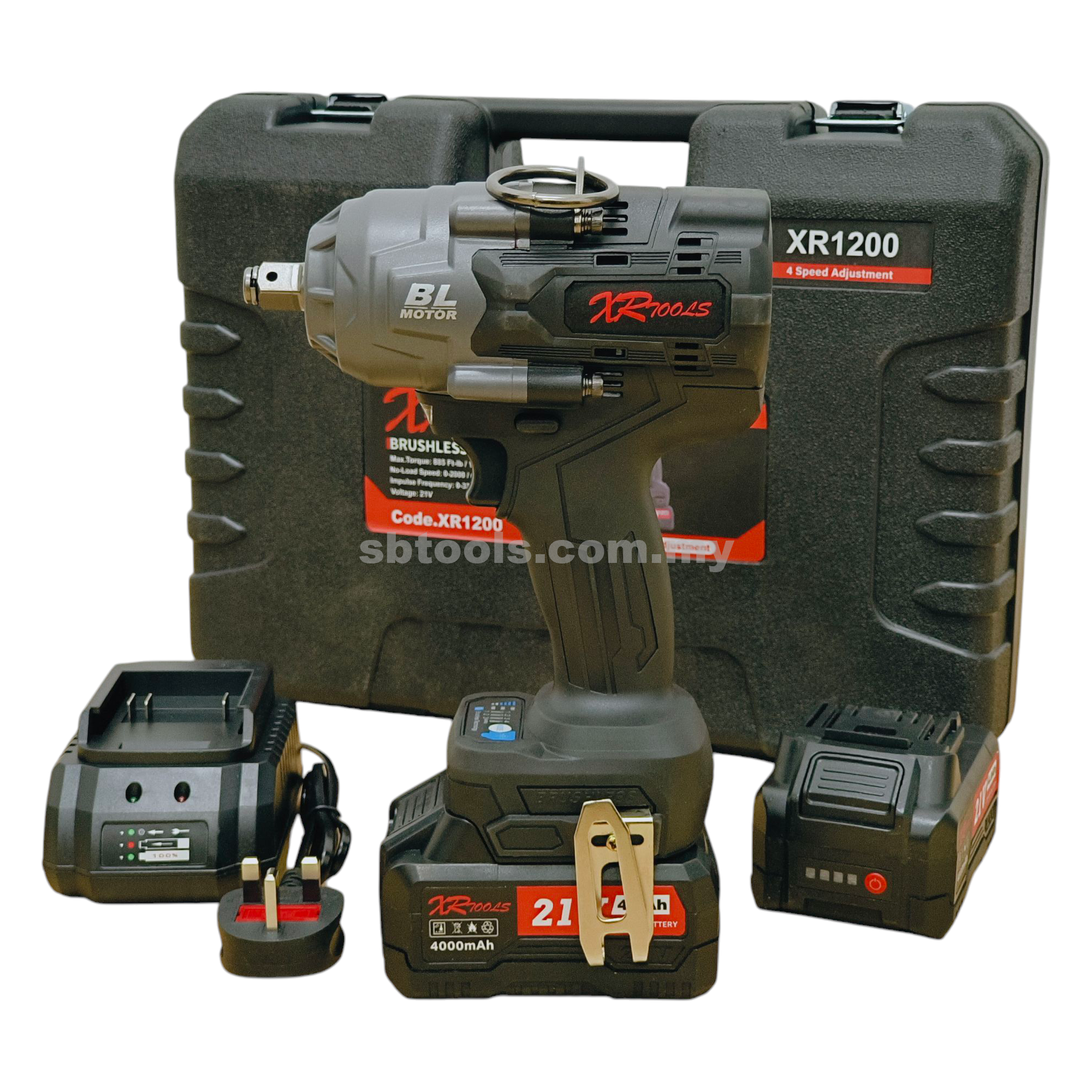 1/2″DR Brushless Cordless Impact Wrench (1327 Ft-lb / 1800 NM)