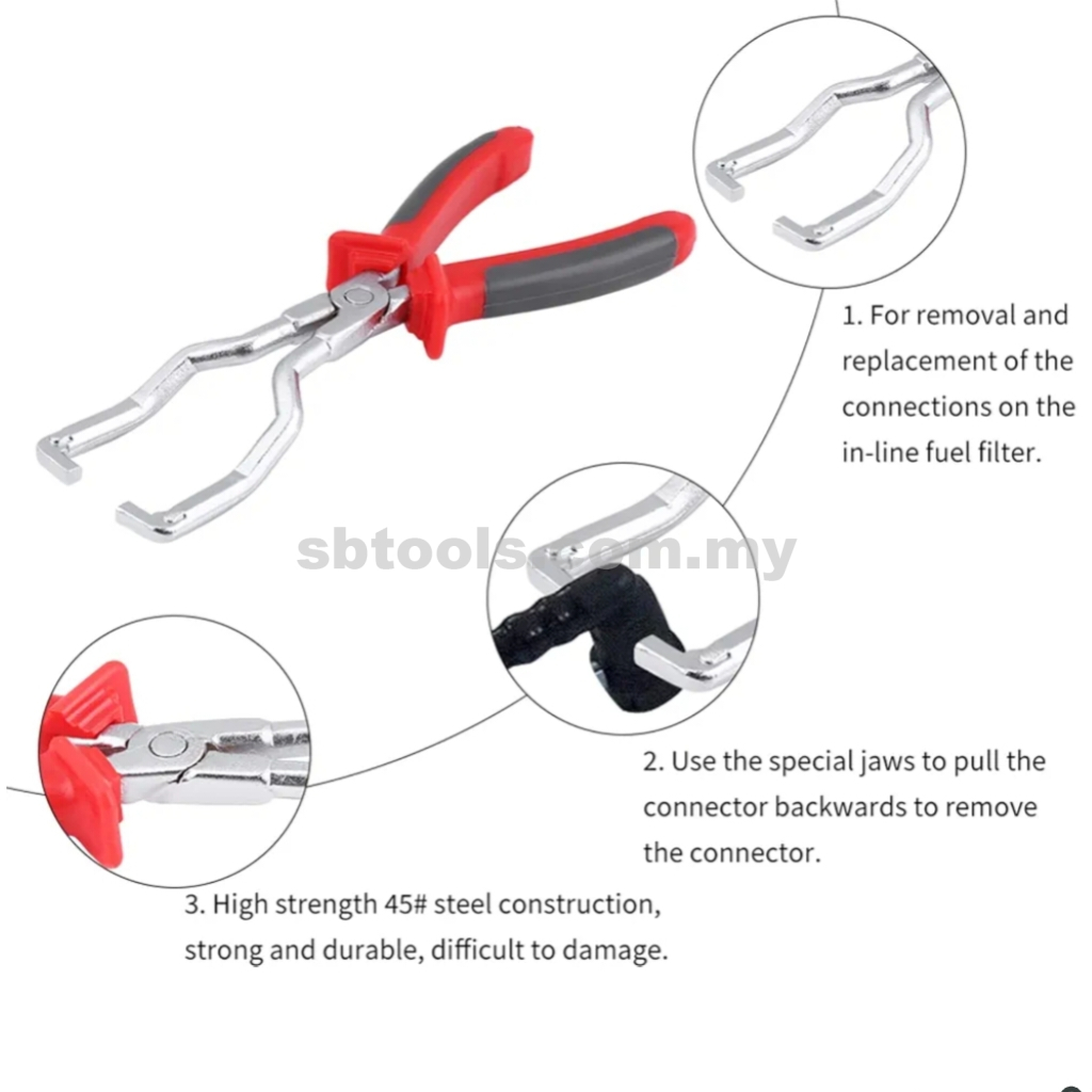 Fuel Line Plier Clip Petrol Disconnect Removal Tool - Image 3