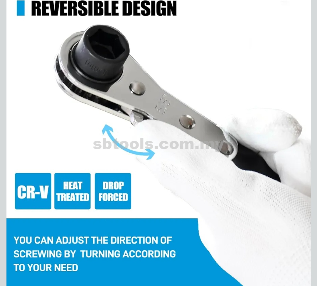 XR TOOLS Ratchet Serpentine Belt Tensioner Removal & Installation Kit Wrench - Image 3