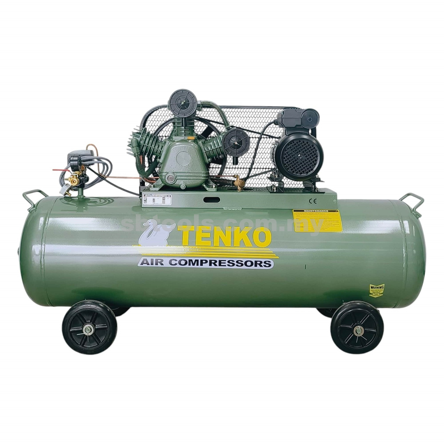 TENKO 3HP Air Compressor Single Phase | 170L | 12.5Bar
