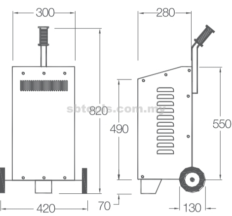 SUPER-LITE SMART 450 Battery Charger / Engine Starter - Image 3