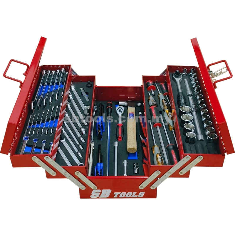 SB TOOLS 93Pcs Professional Tool Box Set (1/2")