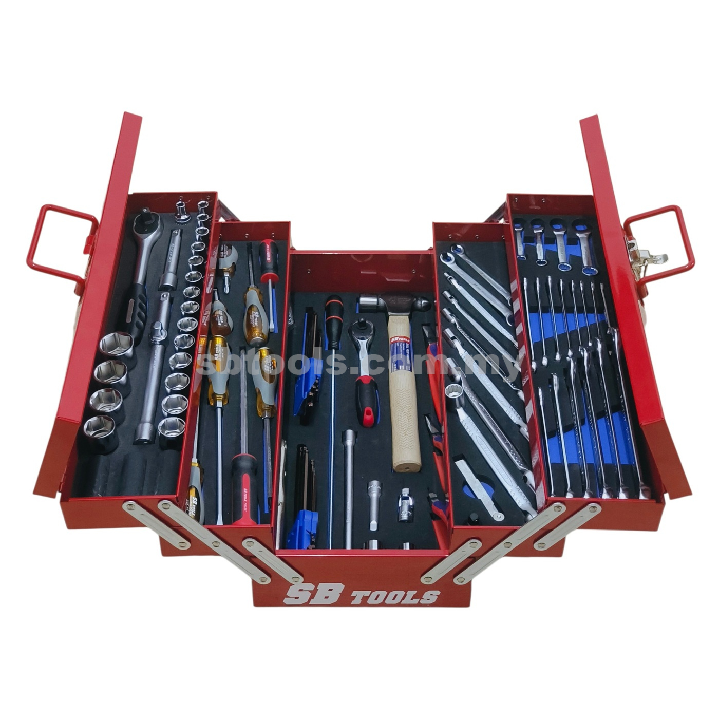 SB TOOLS 93Pcs Professional Tool Box Set (1/2")