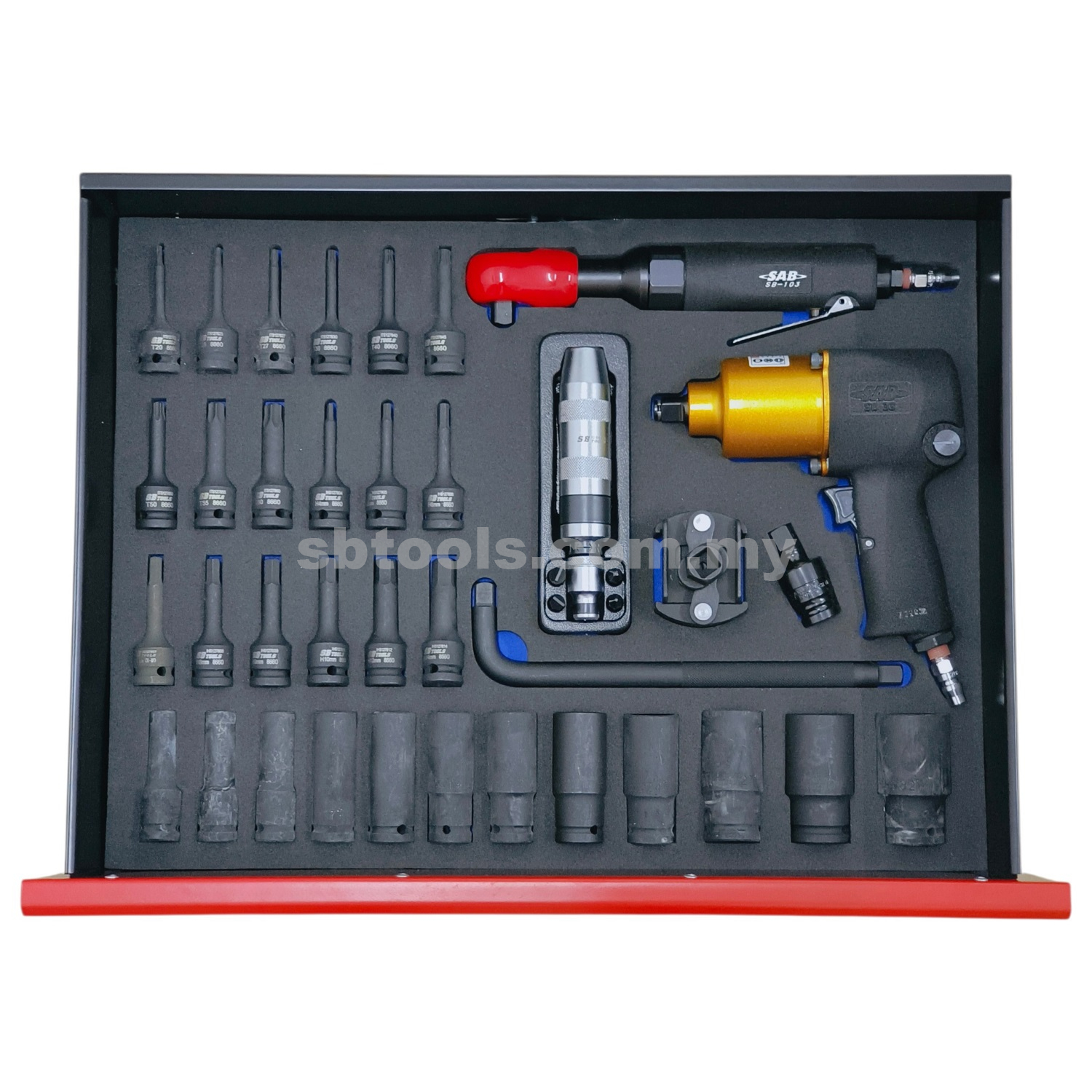 SB TOOLS 500Pcs Professional Premium Cabinet Tool Set - Image 8