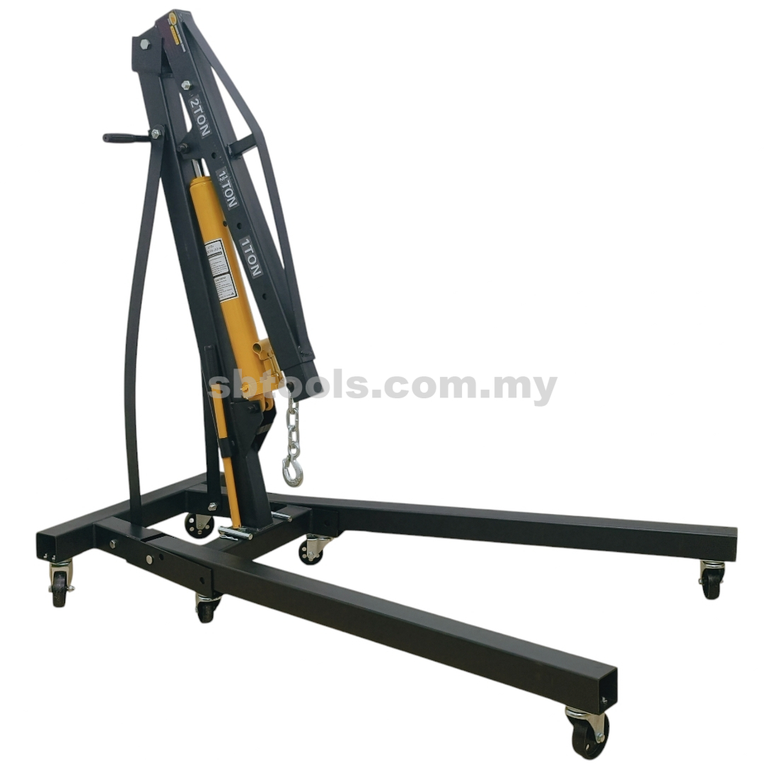 Heavy-Duty 2Ton Hydraulic Engine Crane 70Kg