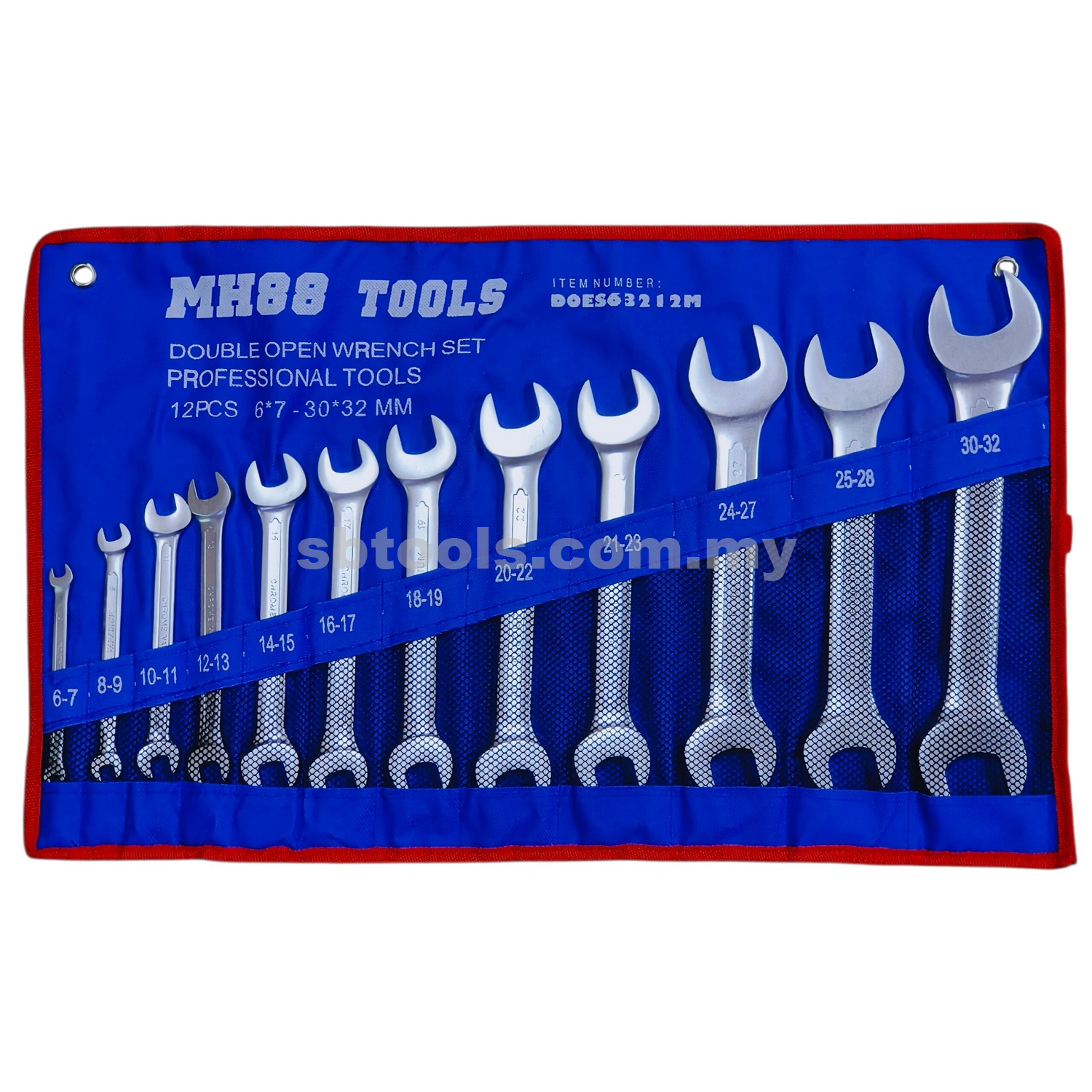 12Pcs Double Open End Set 6~32MM