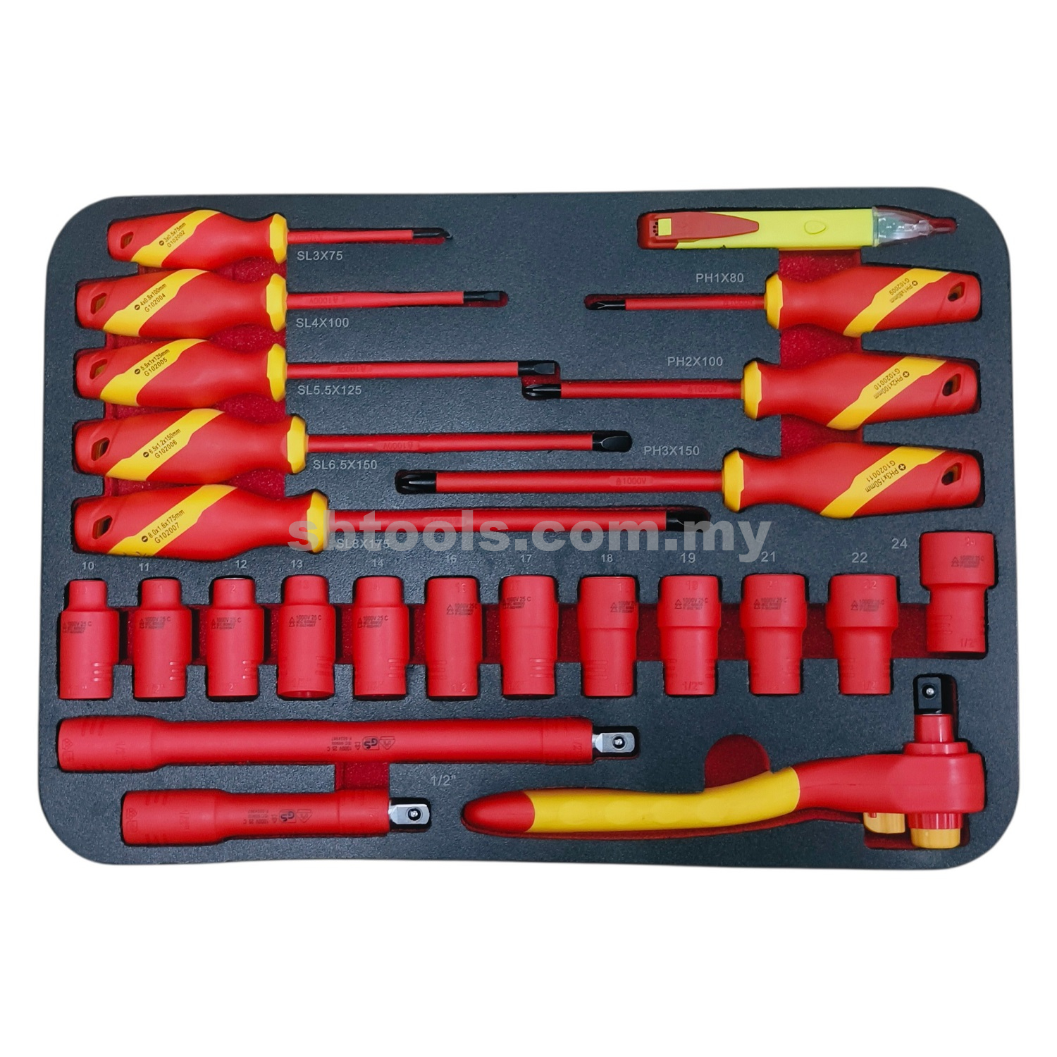 VDE 49Pcs Luggage Tools Set - Image 3