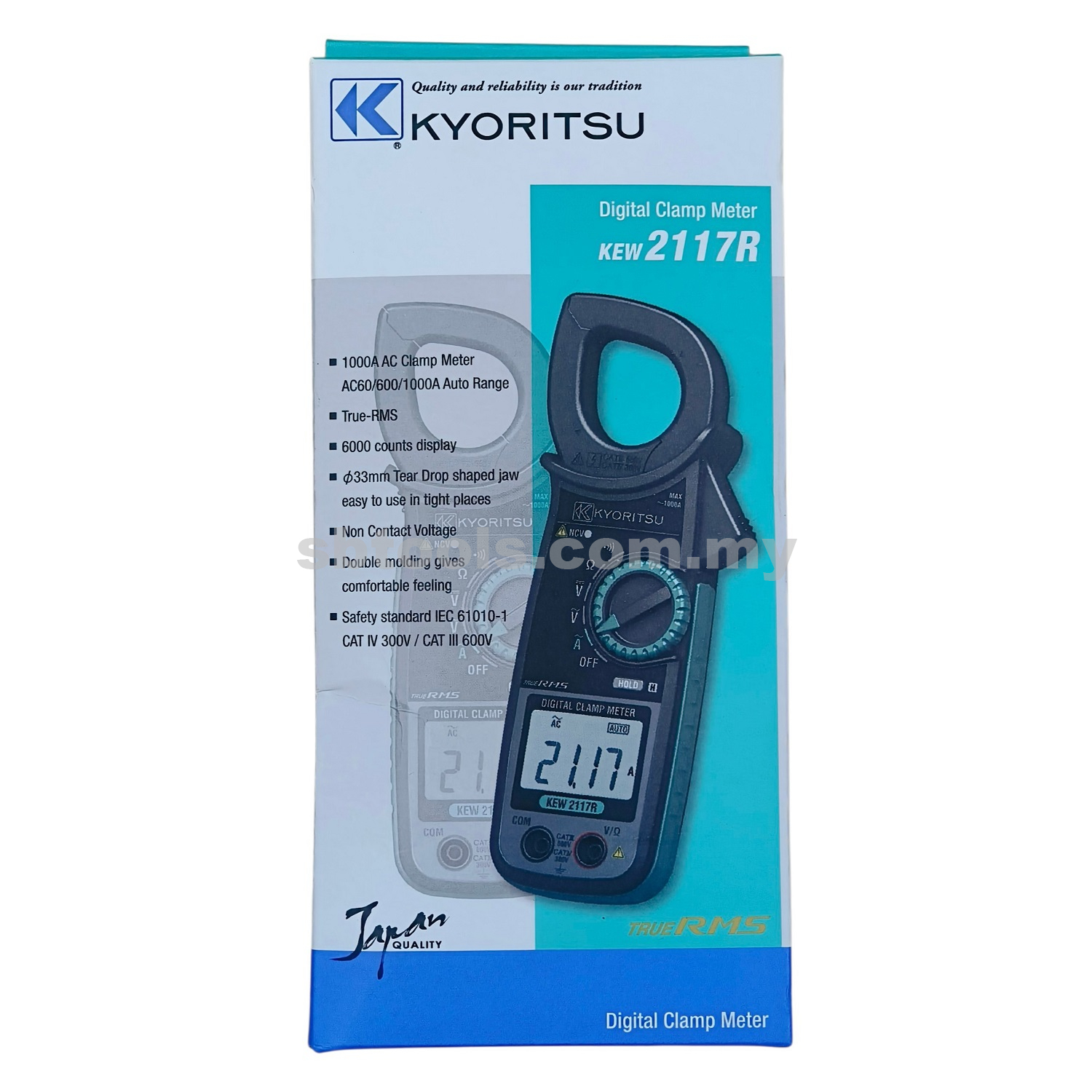 KYORITSU KEW2117R Digital Clamp Meter - Image 2