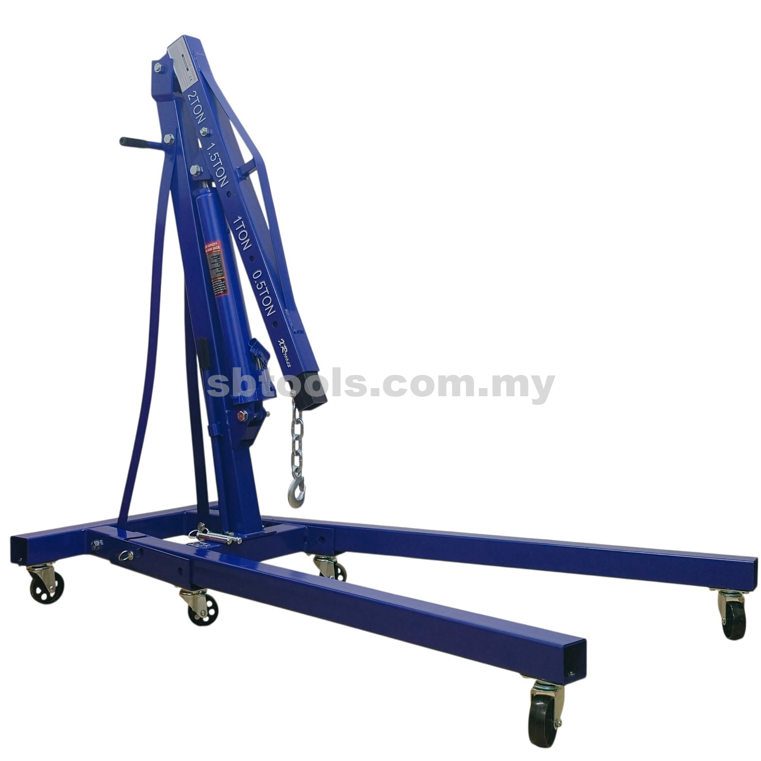 XR TOOLS Heavy-Duty 2Ton Hydraulic Engine Crane 78Kg