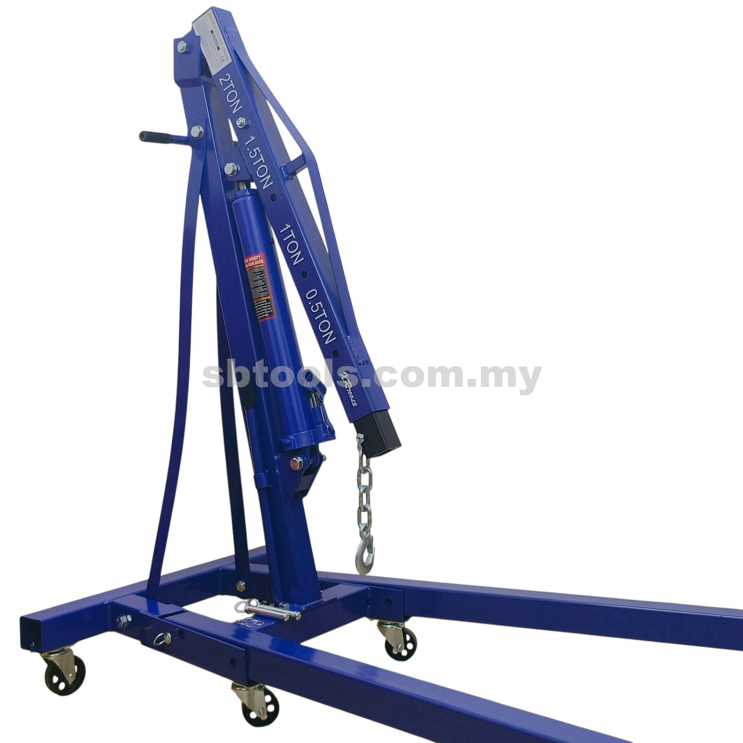 XR TOOLS Heavy-Duty 2Ton Hydraulic Engine Crane 78Kg - Image 2