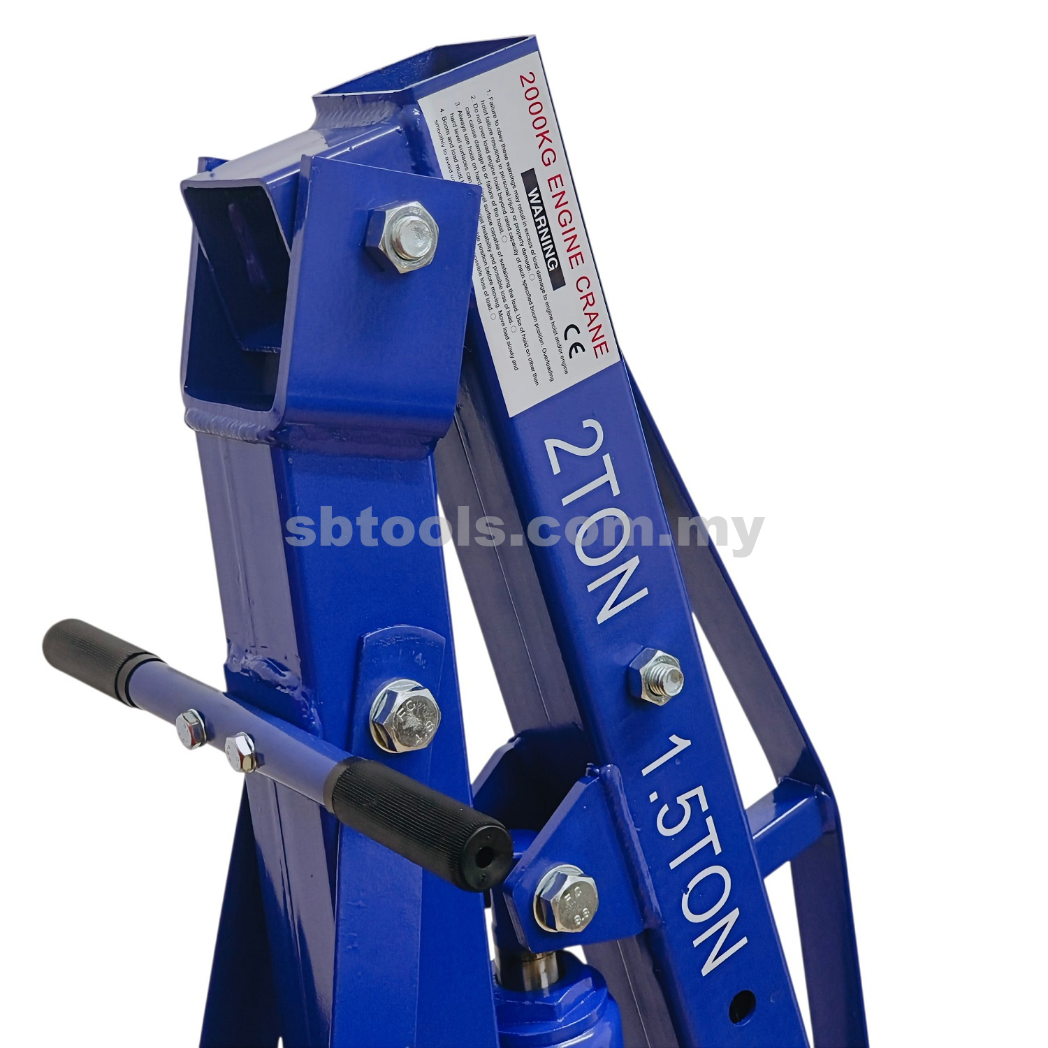 XR TOOLS Heavy-Duty 2Ton Hydraulic Engine Crane 78Kg - Image 4