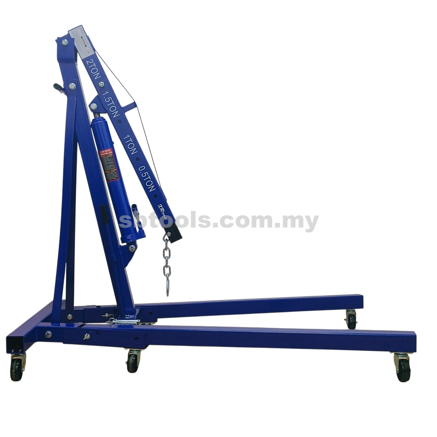 XR TOOLS Heavy-Duty 2Ton Hydraulic Engine Crane 78Kg - Image 3