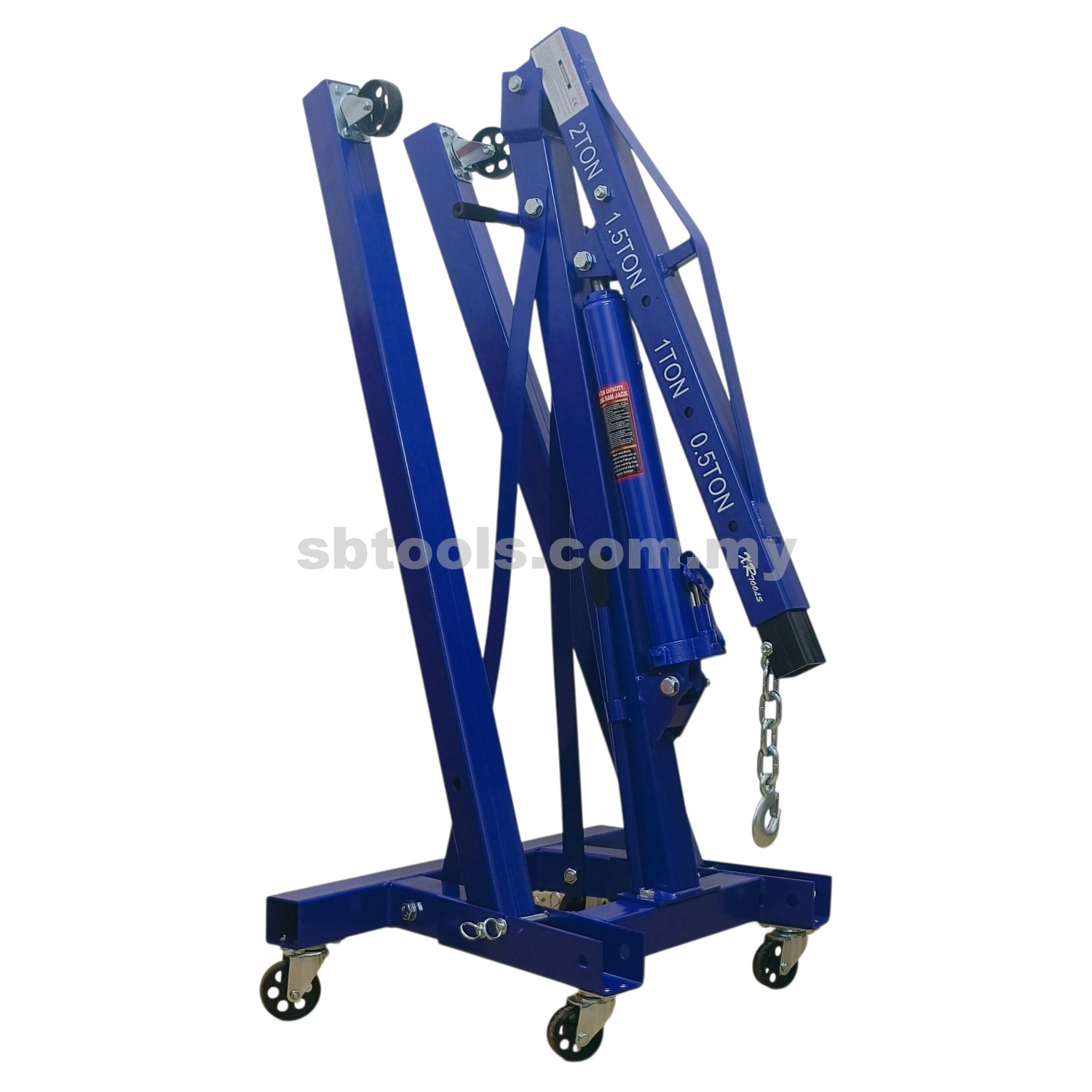 XR TOOLS Heavy-Duty 2Ton Hydraulic Engine Crane 78Kg - Image 7